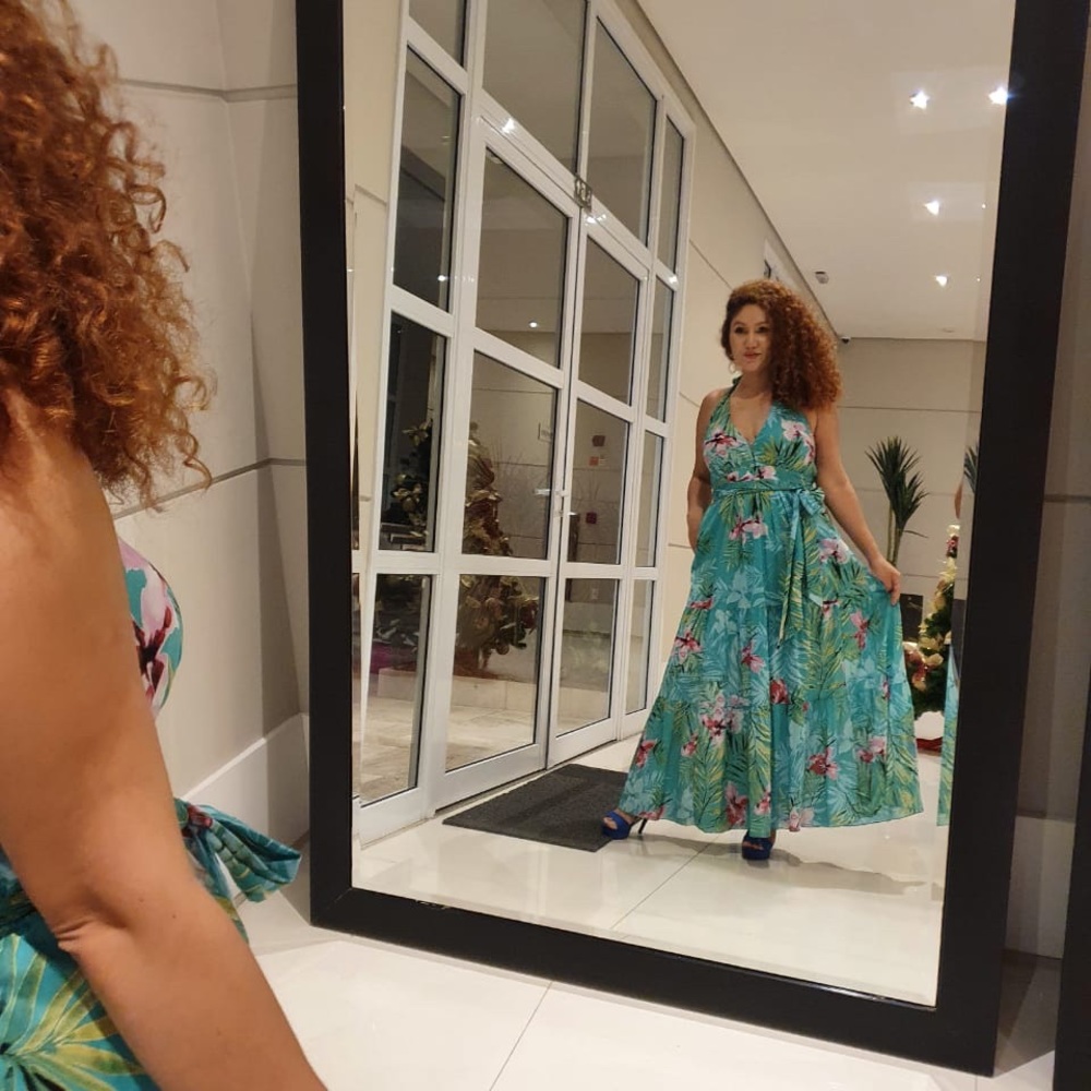 NEWYORK&Company long floral dress, Size M